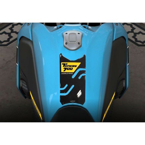 3D Gel Tankschutz für Motorräder kompatibel Yamaha tenere 700 tènèrè rally edition