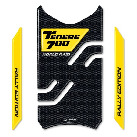 Paraserbatoio gel 3D per moto compatibile Yamaha tenere 700 tènèrè rally edition