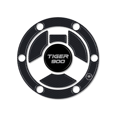 Adesivo 3D Protezione Tappo Serbatoio Moto compatibile con Triumph Tiger 900