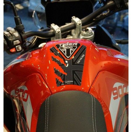 Paraserbatoio in resina gel 3D per moto compatibile Triumph Tiger 900 GT e Rally
