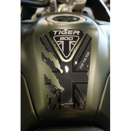 Paraserbatoio in resina gel 3D per moto compatibile Triumph Tiger 900 GT e Rally