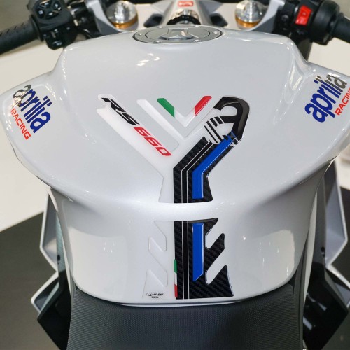 Paraserbatoio moto Adesivo 3D compatibile con Aprilia RS 660 Limited Edition