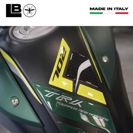 Paraserbatoio resina gel 3D protezione moto compatibile con Benelli TRK 702