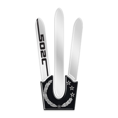 PARASERBATOIO RESINATO GEL 3D PROTEZIONE compatibile per moto 502C BENELLI 502 C 