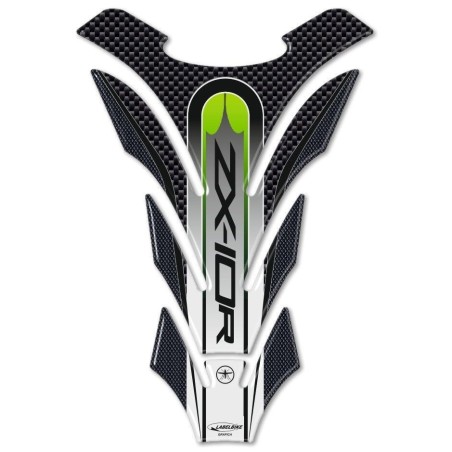 PARASERBATOIO STICKER in resina 3D SERBATOIO compatibile MOTO KAWASAKI ZX-10R