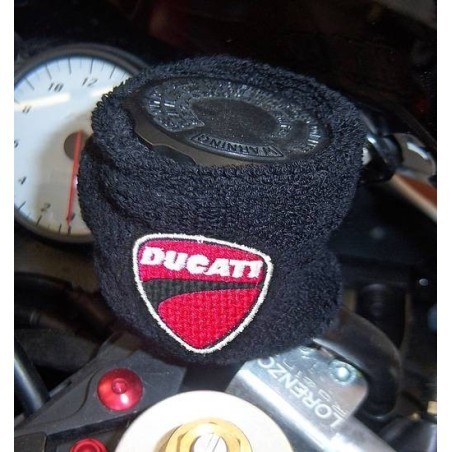 TAPA DE PUÑO DEPÓSITO DE ACEITE LÍQUIDO DE FRENOS compatible con MOTOCICLETAS DUCATI Negro o Blanco