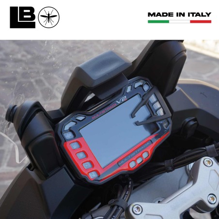 Motorbike dashboard display sticker protection compatible with Ducati Multistrada V2s
