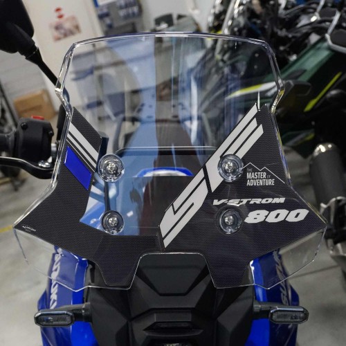 Adhesivo de Gel 3D para protección de parabrisas de motocicleta compatible con Suzuki V-Strom 800SE