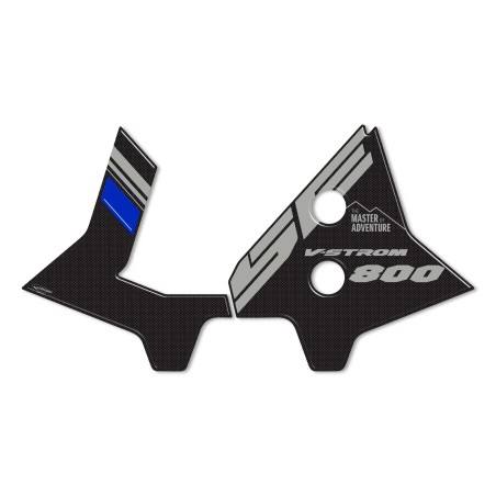 Motorcycle Windshield Protection 3D Gel Sticker Compatible with Suzuki V-Strom 800SE