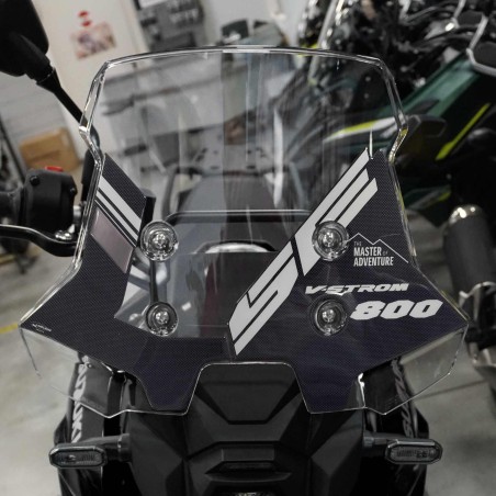 Adhesivo de Gel 3D para protección de parabrisas de motocicleta compatible con Suzuki V-Strom 800SE