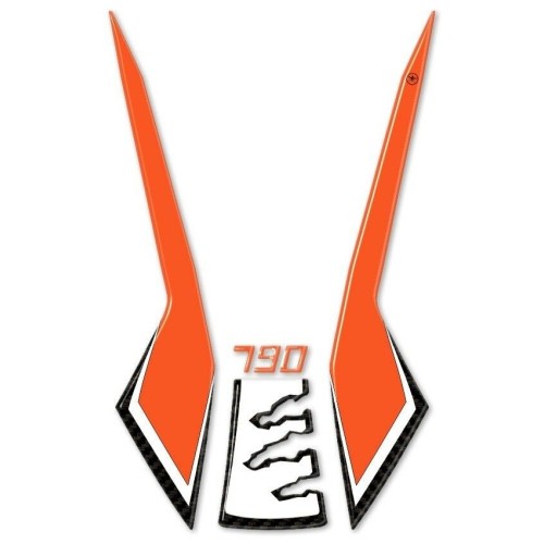 Vorderer Kotflügelschutz 3D Aufkleber für KTM 790 ADVENTURE kompatible Motorräder 2