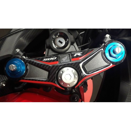 PROTEZIONE PIASTRA FORCELLA STERZO per MOTO CBR500R compatibile HONDA CBR 500 R 2019-2021
