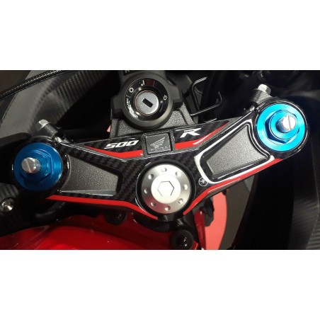 PROTEZIONE PIASTRA FORCELLA STERZO per MOTO CBR500R compatibile HONDA CBR 500 R 2019-2021
