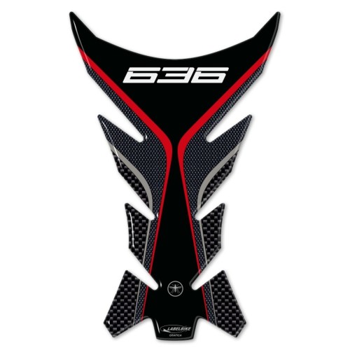 Motorbike 3D tank protector compatible Kawasaki ZX-6R ninja 636 2