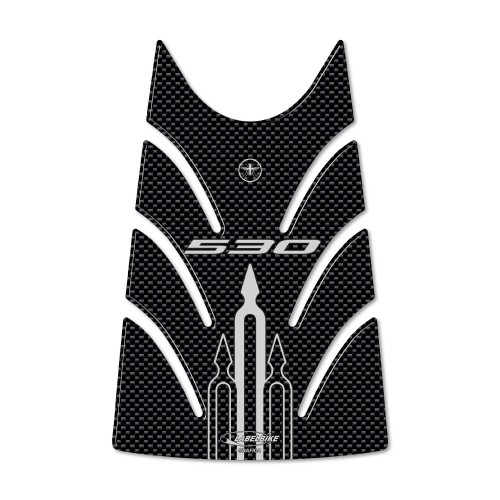 PROTECTOR DE LA PUERTA DEL TANQUE TMAX 530 3D CARBONO PEGATINA SCOOTER T MAX 2012-16 2
