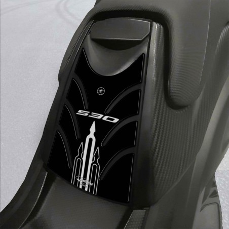 PROTEZIONE SPORTELLO SERBATOIO TMAX 530 ADESIVO 3D per SCOOTER YAMAHA 2012-2016