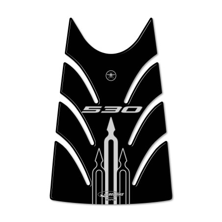 PROTEZIONE SPORTELLO SERBATOIO TMAX 530 ADESIVO 3D per SCOOTER YAMAHA 2012-2016