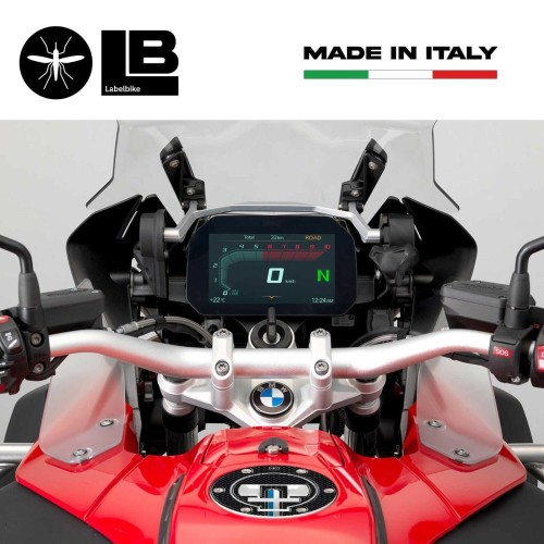 Motorbike cap protection sticker WITH KEY compatible with BMW 2013-25 Carbon 2