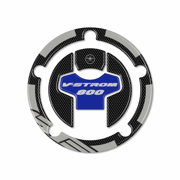 Protezione tappo serbatoio moto Adesivo 3D compatibili con Suzuki V-Strom 800SE