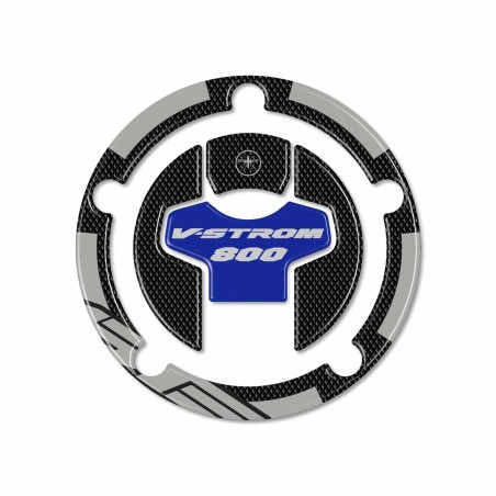 Protezione tappo serbatoio moto Adesivo 3D compatibili con Suzuki V-Strom 800SE