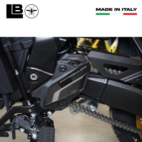 Protezioni Battitacco adesivi 3D per moto compatibili con Suzuki V-Strom 800SE
