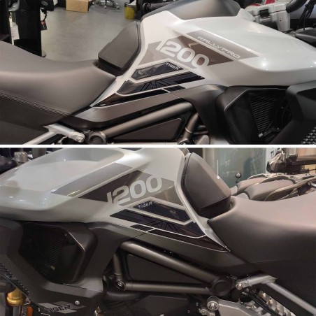 Protezioni laterali 3D compatibili con Triumph Tiger 1200 Rally pro 2021-2023