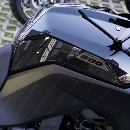Tankseitenschutz 3D-Aufkleber kompatibel mit Suzuki V-Strom 800SE
