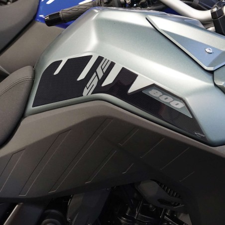 Tankseitenschutz 3D-Aufkleber kompatibel mit Suzuki V-Strom 800SE