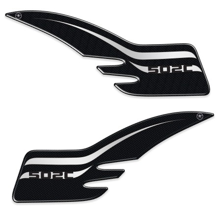 PROTEZIONI LATERALI SERBATOIO in GEL 3D compatibili per moto 502C BENELLI 502 C 