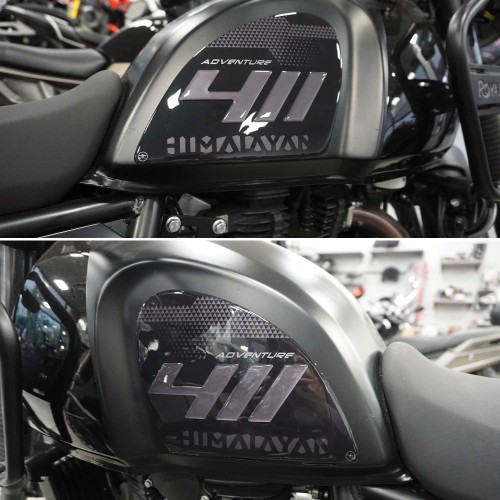 Protezioni laterali serbatoio moto compatibili con Royal Enfield Himalayan 411