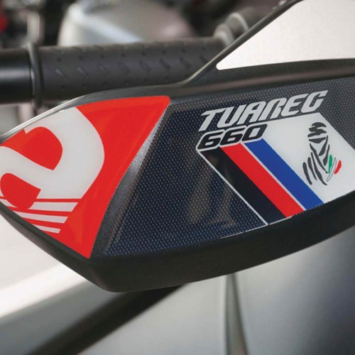 Protezioni Paramani moto Adesivi 3D compatibili con Aprilia Tuareg 660 Podium
