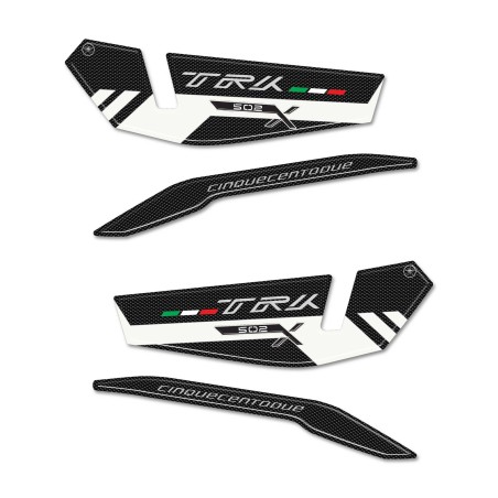 Protezioni Paramani moto Adesivi resinati 3D compatibili con Benelli TRK 502 X