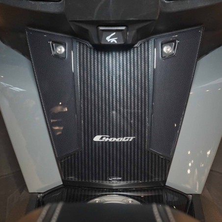 Central protection above footrest 3D resin stickers compatible with BMW C400GT