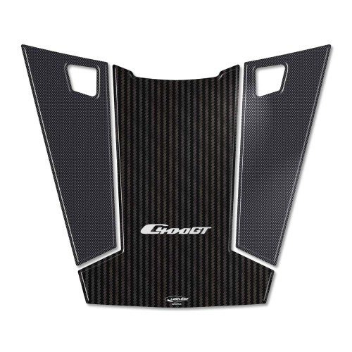 Central protection above footrest 3D resin stickers compatible with BMW C400GT 2