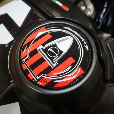 Adhesivo 3D de protección del tapón de gasolina de la moto compatible con Ducati DesertX 2023