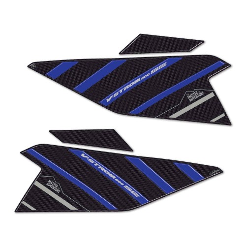 Motorbike underseat protectors 3D stickers compatible with Suzuki V-Strom 800SE 2