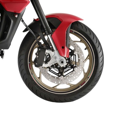 Strisce adesive cerchi ruote moto 17" compatibili con Moto Guzzi V100 Mandello