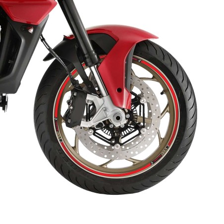 Strisce adesive cerchi ruote moto 17" compatibili con Moto Guzzi V100 Mandello