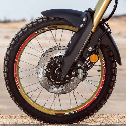 Strisce adesive per cerchi moto compatibili Yamaha Tenere 700 Rally Edition 2022