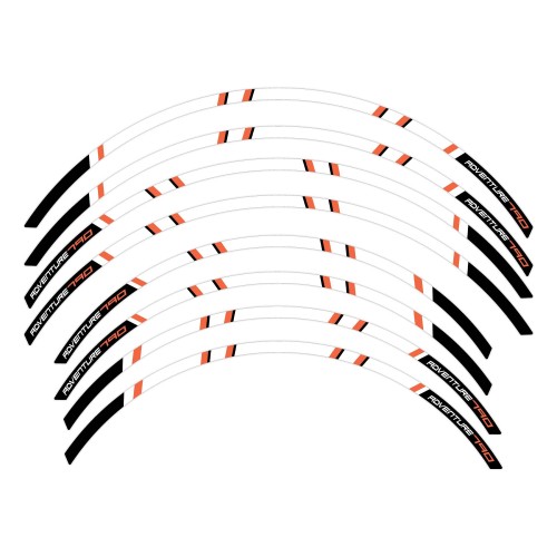 Tiras adhesivas para llantas de moto compatibles con KTM 790 Adventure 2019-23 2