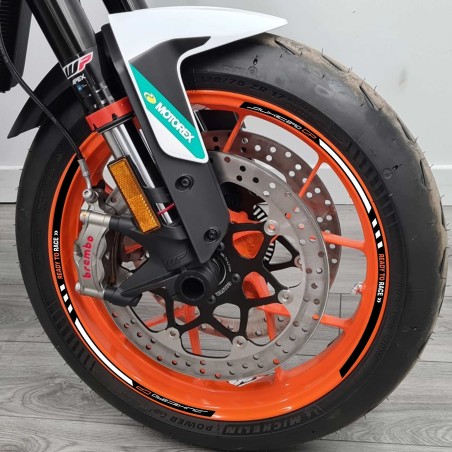 Adhesive strips for motorbike wheel rims compatible with KTM 890 Duke GP 2022-2023