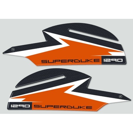 PROTEZIONI LATERALI SERBATOIO Sticker 3D compatibili MOTO KTM 1290 SUPER DUKE GT