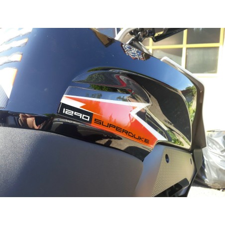PROTEZIONI LATERALI SERBATOIO Sticker 3D compatibili MOTO KTM 1290 SUPER DUKE GT