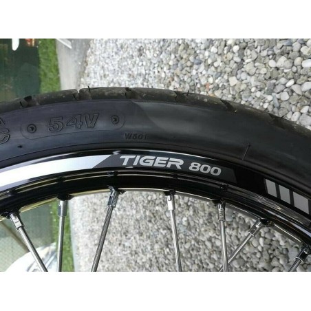 Tiras adhesivas 17-21 x llantas de moto compatibles Triumph Tiger 800 XCx 2018-2020