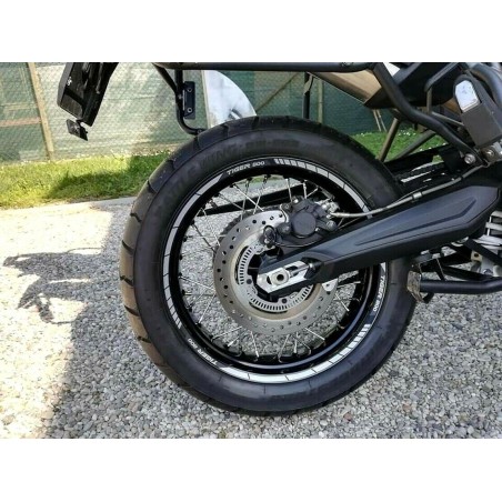 Tiras adhesivas 17-21 x llantas de moto compatibles Triumph Tiger 800 XCx 2018-2020