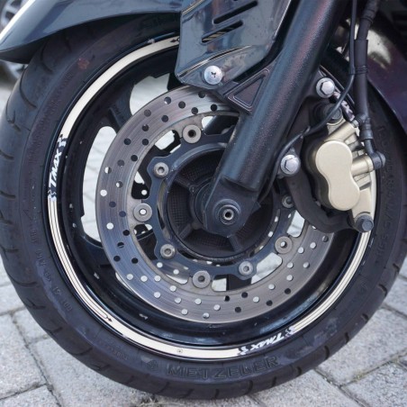 TIRAS ADHESIVAS Tmax para LLANTAS compatibles YAMAHA 500 scooter T MAX 2001-2007