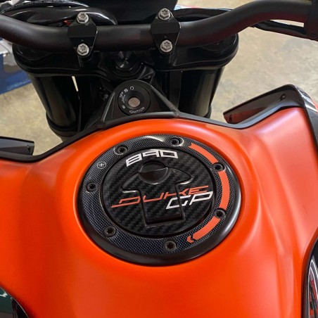 Tappo serbatoio Moto Adesivo Gel 3D compatibile con Ktm Duke 890 GP 2022 - 2023