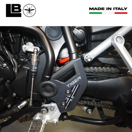 Adesivi 3D Protezioni Battitacco moto compatibili con Triumph Tiger 900 - 850