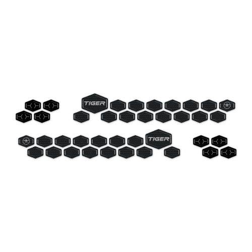 Protectores laterales de moto Pegatinas 3D compatibles con Triumph Tiger 900 2024-2025 2