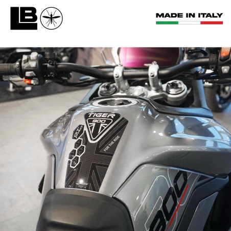 Adesivo 3D Paraserbatoio ALTO compatibile con moto Triumph Tiger 900 GT PRO